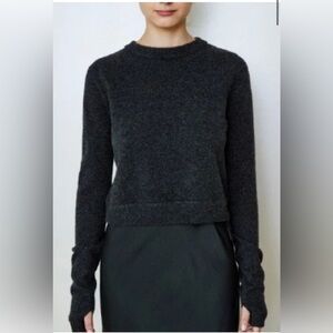 Brazeau Tricot 100% Cashmere Royal All Thumbs Pullover Sweater - 4